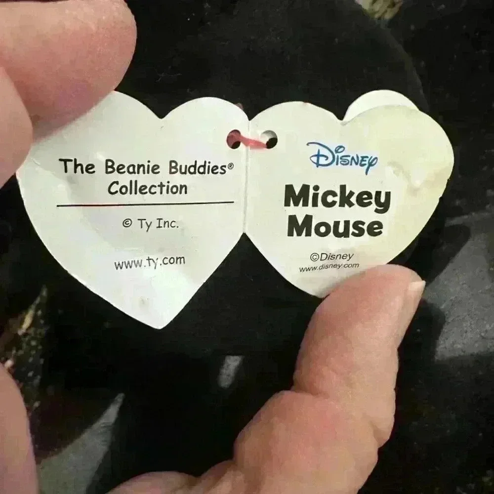 Ty Beanie Buddy Mickey Mouse Plush Toy One Size Black Red